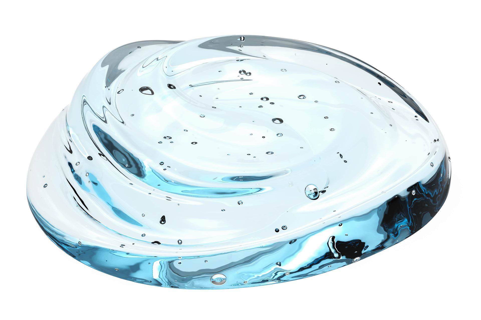 Blue gel
