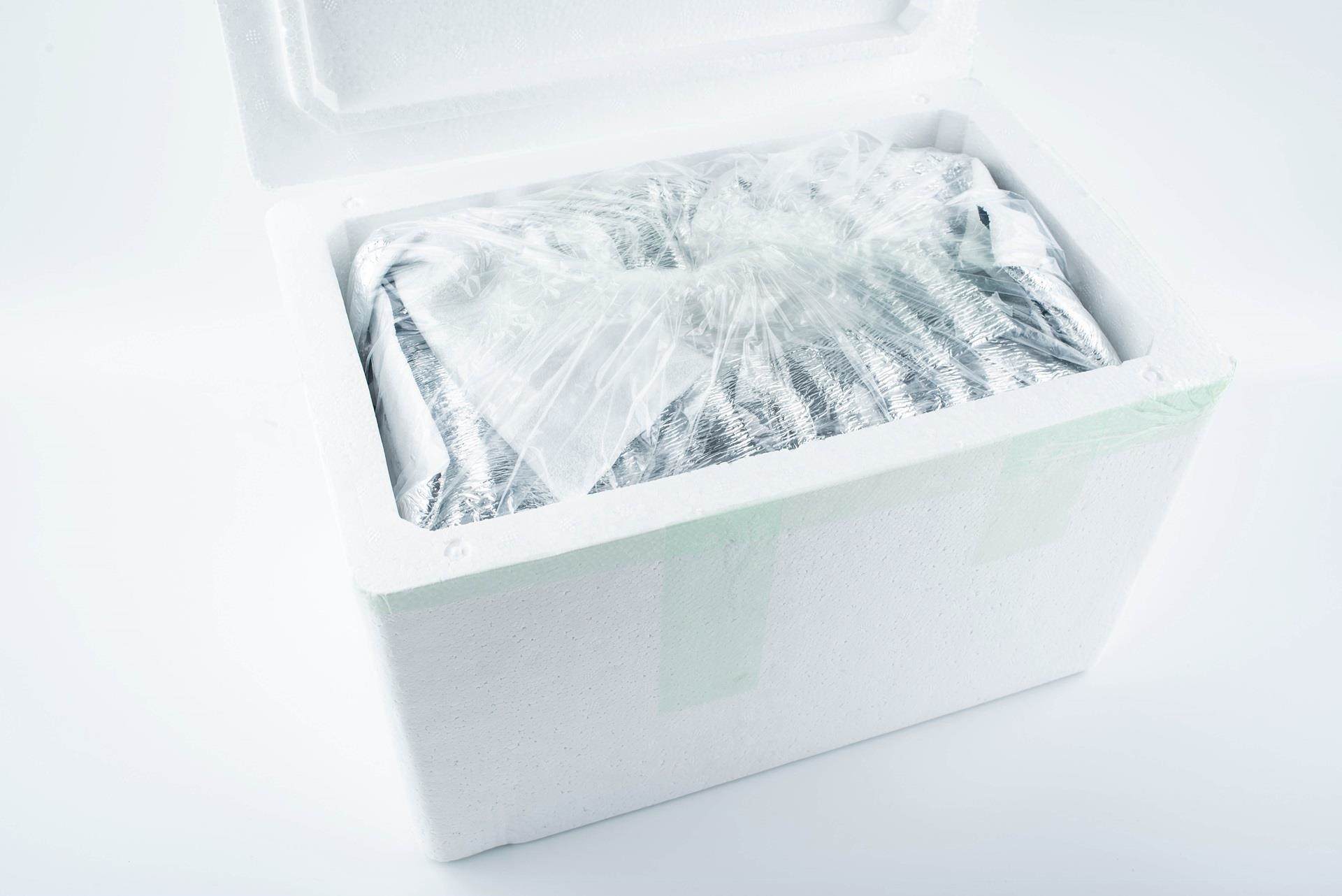 Temperature controlled packaging using pcms for food or medical items